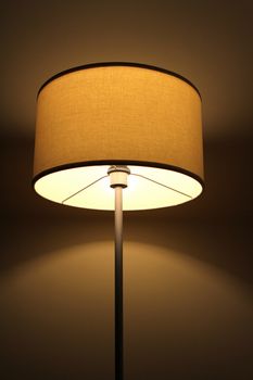 A conceptual shot of an indoor lamp