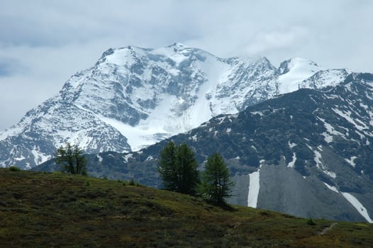 Somewhere in Alps in Switzerland