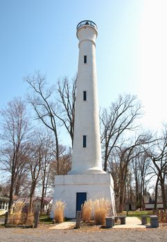 lighthouse in verona, new york on the shores of oneida lake