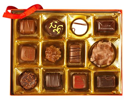 box of assorted chocolates