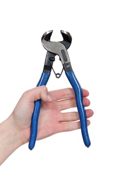 Close-up shot of a pair of pliers
