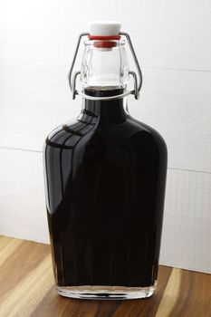Balsamic vinegar, made from a reduction of cooked Trebbiano grape juice. 