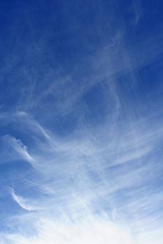 Blue sky with clouds