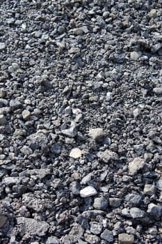 Abstract background of pile of coal.