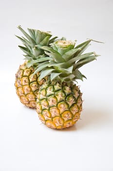 pineapple on white background fruit from nature