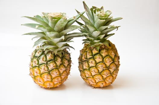 pineapple on white background fruit from nature