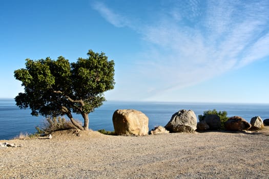 Beach View Over Looking the Calm sea With an Amazing Clouds