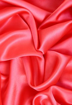 Smooth Red Silk can use as background 