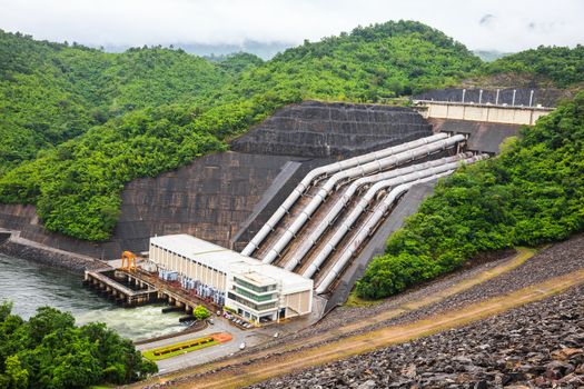 Hydroelectric power station in thailand