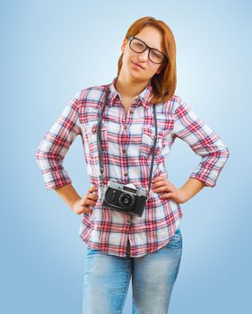 a young hipstergirl