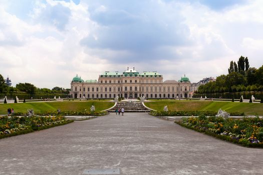 Belvedere palace in Vienna, Austria