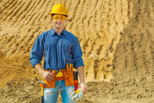 contractor smiling