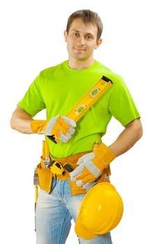 contractor with tools