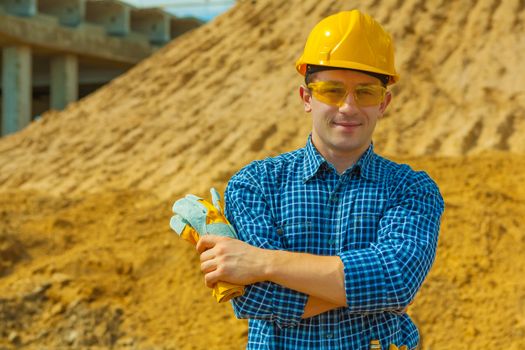 portrait of a construction worker