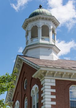 This is a typical small town church in New England.