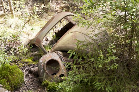 Car Dump in Kirkoe Mosse, Sweden