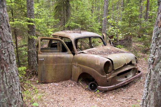 Car Dump in Kirkoe Mosse, Sweden