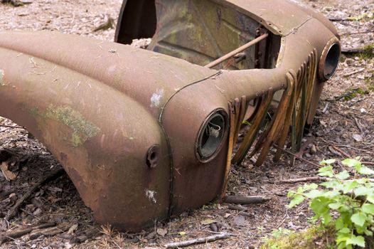 Car Dump in Kirkoe Mosse, Sweden