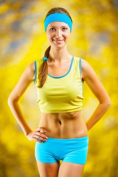 portrait of a sports girl