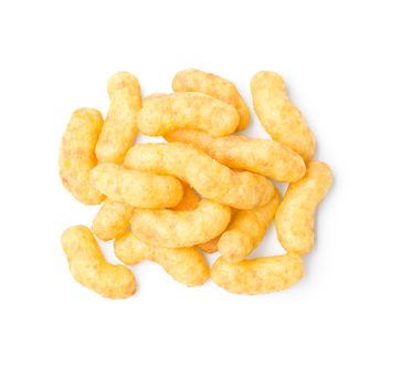 Flips snacks on white backgraund. With clipping path