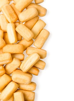 Bread sticks  isolated on white background. With clipping path