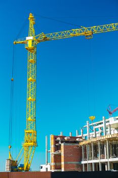 construction crane in work