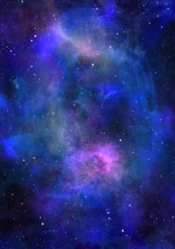 Small part of an infinite star field of space in the Universe.