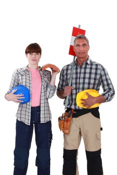 Construction workers