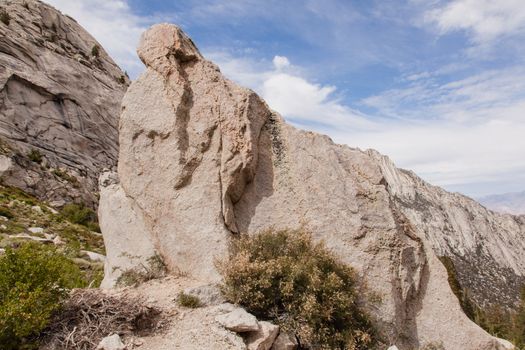 Mount Whitney Trail is a trail that climbs Mount Whitney. It starts at Whitney Portal, 13 miles (21 km) west of the town of Lone Pine, California.