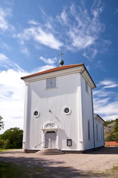 Church in Flatoen, southern Schweden