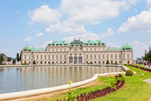 Belvedere palace in Vienna, Austria