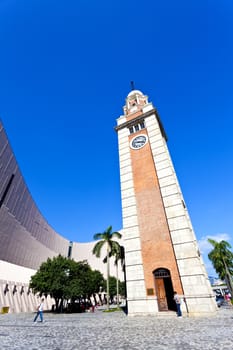 Clock tower in Hong Kong, China. 