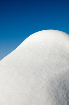 snow and sky