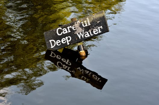 Deep water sign