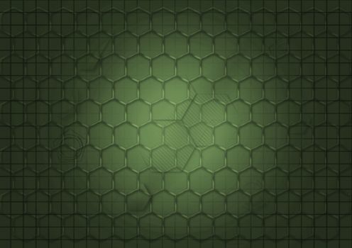 Abstract background in the form of honeycombs