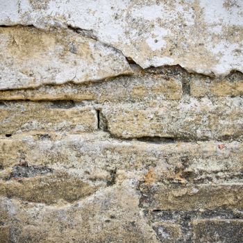 Old Brick Concrete Wall Surface