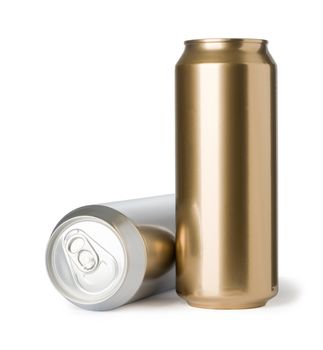 beer can isolated on white background.With clipping path