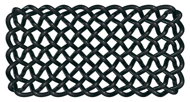 celtic knots on white background - 3d illustration