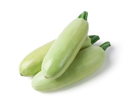 Fresh vegetable marrow.With clipping path