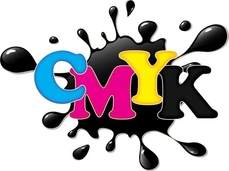 CMYK ink