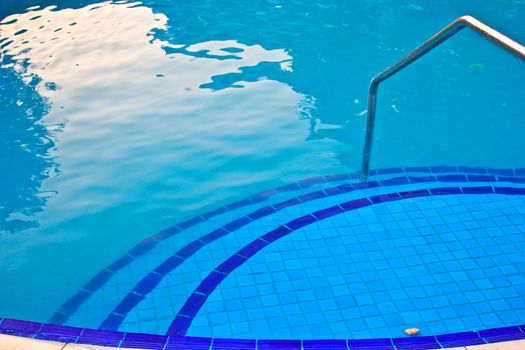 Luxury Resort Swimming Pool
high angle on curved edge of a luxury resort swimming pool
