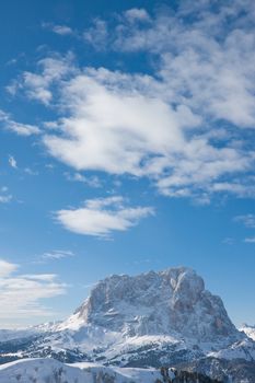 Ski resort of Selva di Val Gardena, Italy