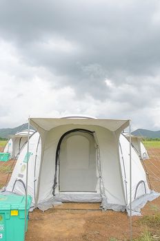 The Shelter Tent for Refuging from Natural Disaster.