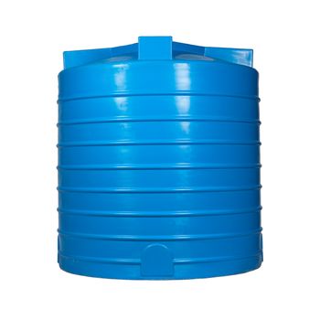 Big polyethylene container of 3000 l. for accumulation, storage and transportation of not only technical or drinking water, but also a variety of dry and liquid food products, as well as oils and chemicals.