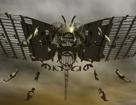 Digital Illustration of a Dragonfly
