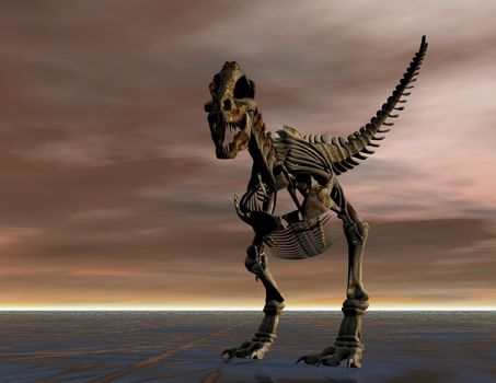 Digital Illustration of a T Rex