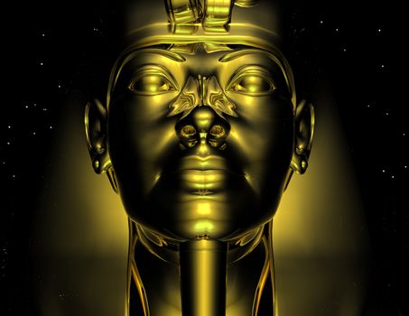 digital rendering of tut anch amun