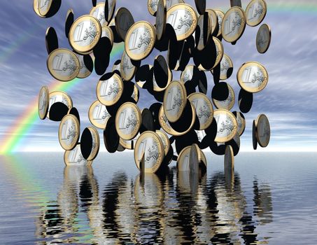 digital visualization: it��s raining money