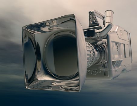 Digital Illustration of a Camera