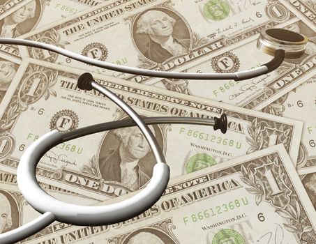 digital visualization of healthcare theme